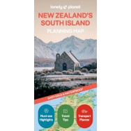 Nya Zeeland södra ön Planning Map Lonely Planet